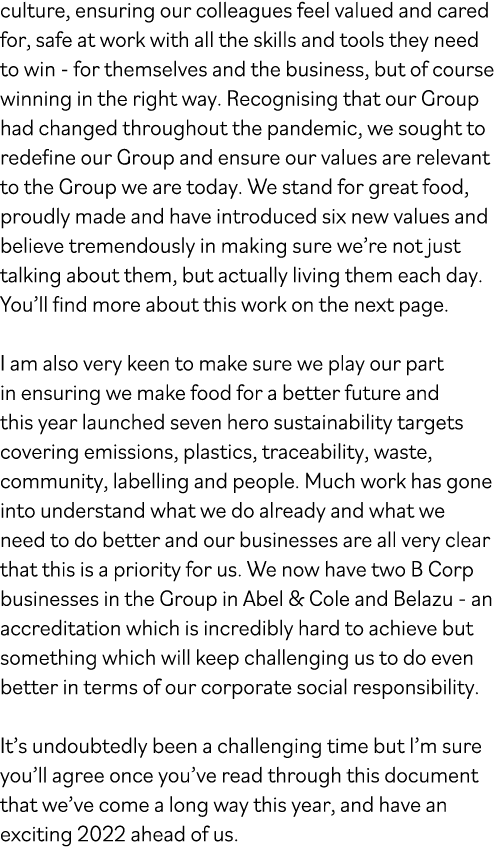 culture, ensuring our colleagues feel valued and cared for, safe at work with all the skills and tools they need to w   