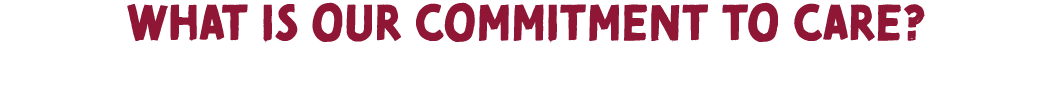 What is our Commitment to Care?